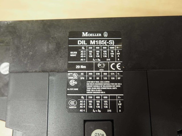 Moeller/eaton dil m185 contactor (3x) - afbeelding 6 van  9