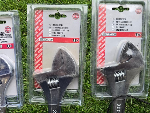 Moersleutels steelwood, partij - afbeelding 2 van  5