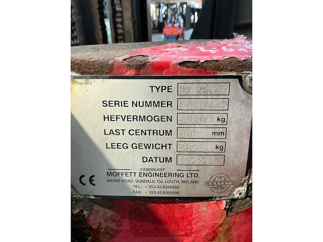 Moffet - 2004 - m7.30.4w - vorkheftruck - afbeelding 13 van  17
