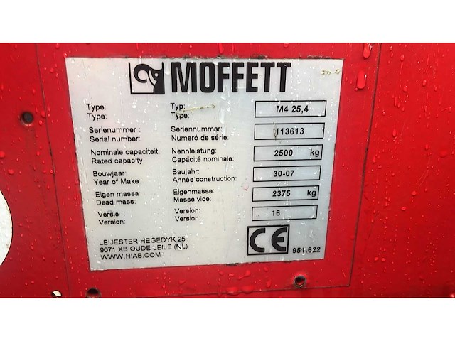 Moffett - 2007 - m4 25.4 - meeneemheftruck - afbeelding 9 van  9