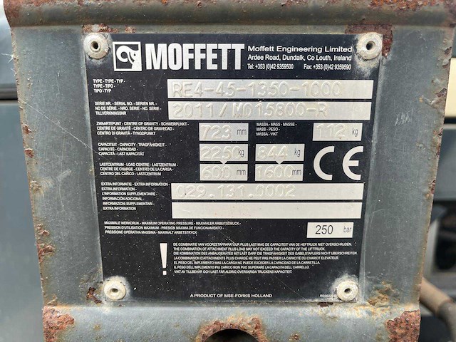 Moffett - 2011 - m4 20.3 - meeneemheftruck - afbeelding 26 van  28