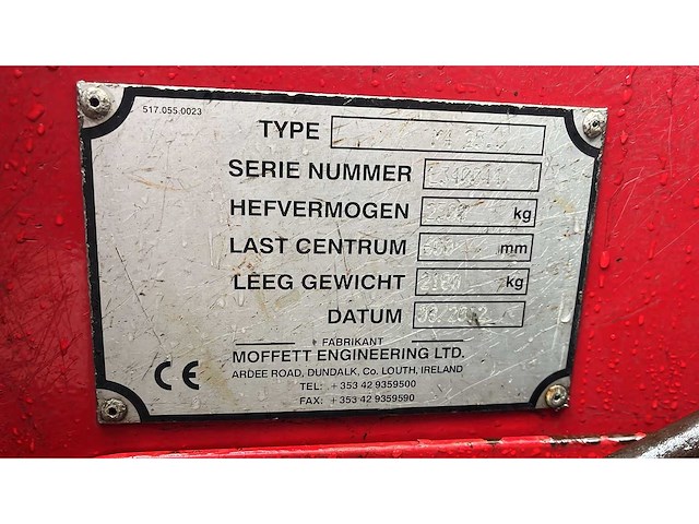 Moffett - 2012 - m4 25.3 - meeneemheftruck - afbeelding 6 van  7