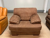 Moince leren fauteuil - afbeelding 6 van  8