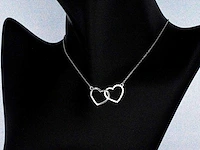 Moissaniet collier hartjes - afbeelding 4 van  9