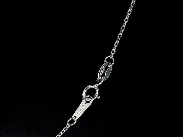 Moissaniet collier hartjes - afbeelding 7 van  9