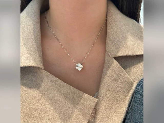 Moissaniet collier klaver - afbeelding 2 van  6