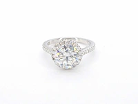 Moissaniet entourage ring - afbeelding 1 van  5