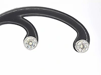 Moissaniet solitair oorbellen 2.00 ct - afbeelding 2 van  9