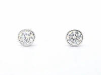 Moissaniet solitair oorbellen 2.00 ct - afbeelding 5 van  9