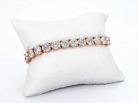 Moissaniet tennisarmband - afbeelding 3 van  9