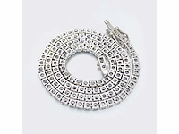 Moissaniet tenniscollier 12.50 ct - afbeelding 6 van  8