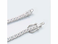 Moissaniet tenniscollier 12.50 ct - afbeelding 7 van  8