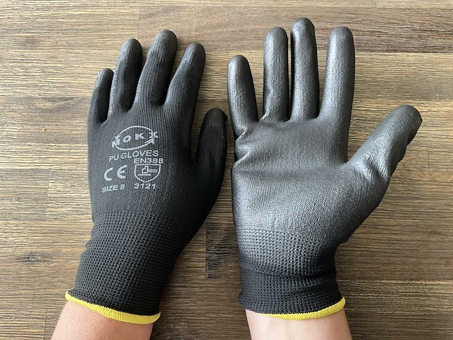 Mokx pu dipped montagehandschoen (120x) - afbeelding 3 van  4