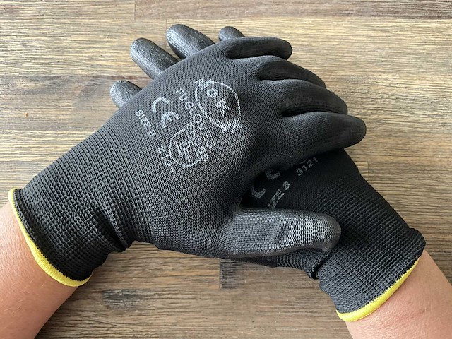 Mokx pu dipped montagehandschoen (120x) - afbeelding 2 van  4