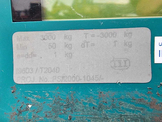 Mol - industriële vloerweegschaal 750 kg - afbeelding 8 van  8