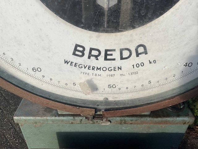 Molenschot breda t.b.m 1967 weegschaal - afbeelding 4 van  9