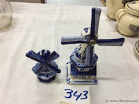 Molentjes delft 2stuks - afbeelding 1 van  2