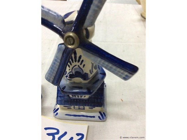 Molentjes delft 2stuks - afbeelding 2 van  2