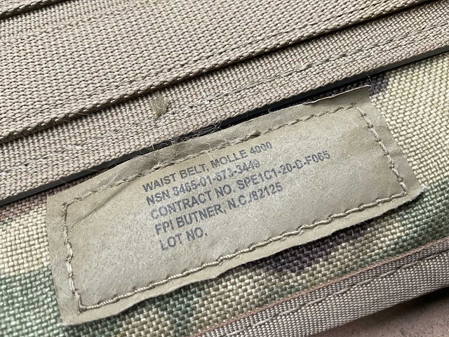 Molle 4000 waist belt (5x) - afbeelding 3 van  5