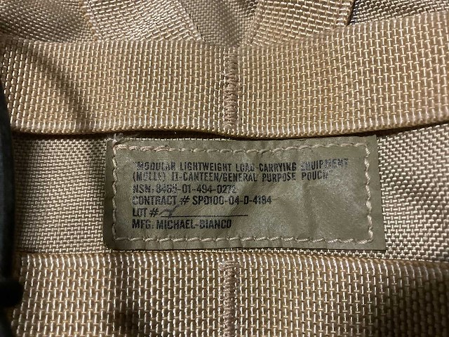 Molle ii canteen pouch (3x) - afbeelding 5 van  5
