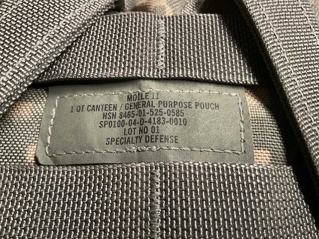 Molle ii canteen pouch (4x) - afbeelding 2 van  5