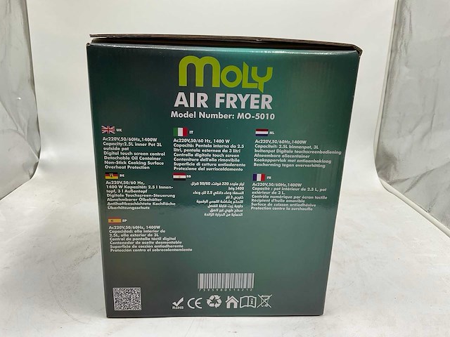 Moly airfryer (10x) - afbeelding 12 van  14
