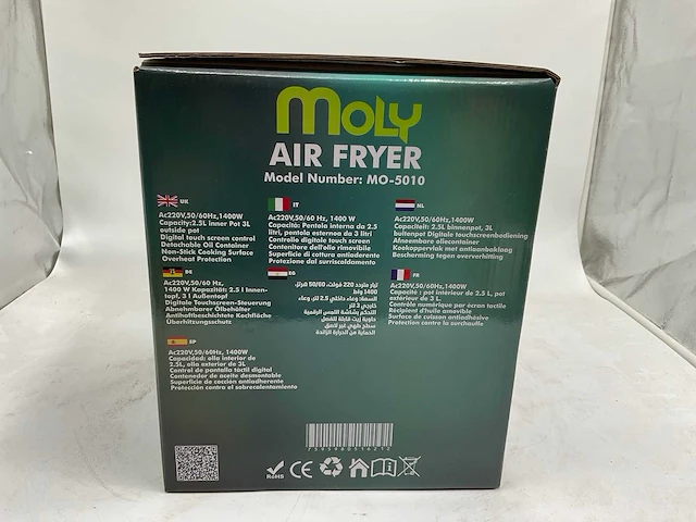 Moly airfryer (25x) - afbeelding 9 van  14
