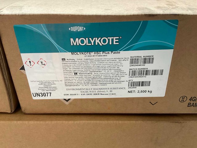 Molykote hsc plus paste partij schroefdraadpasta, ca 100kg - afbeelding 4 van  4
