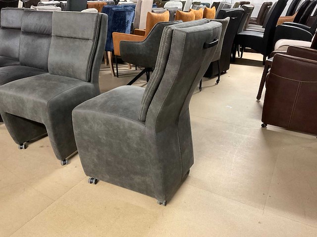 Monac verrijdbare eetkamerstoelen (4x) - afbeelding 8 van  11