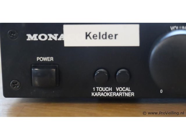 Monacor 1 touch vocal karaokerartner type sa-250/sw - afbeelding 2 van  6