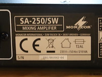 Monacor 1 touch vocal karaokerartner type sa-250/sw - afbeelding 6 van  6
