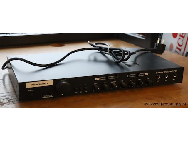 Monacor 1 touch vocal karaokerartner type sa-250/sw - afbeelding 1 van  5