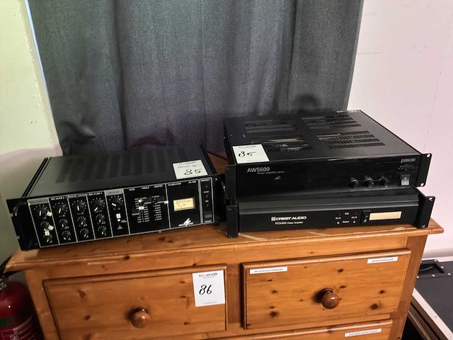 Monacor / crest / paso versterker (3x) - afbeelding 2 van  5