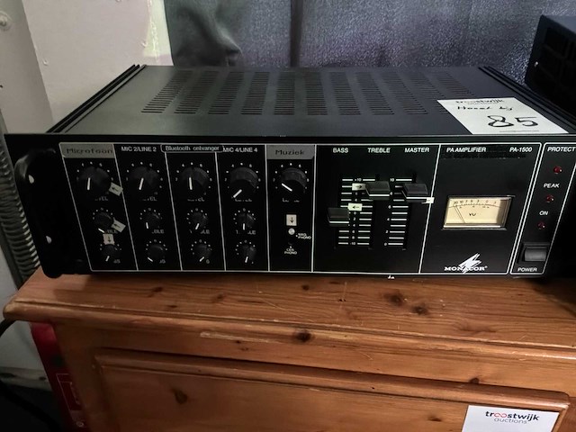 Monacor / crest / paso versterker (3x) - afbeelding 3 van  5