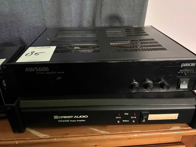 Monacor / crest / paso versterker (3x) - afbeelding 4 van  5