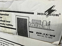 Monacor esp-17/ws en esp-22/ws wand-/plafondspeaker (4x) - afbeelding 4 van  7