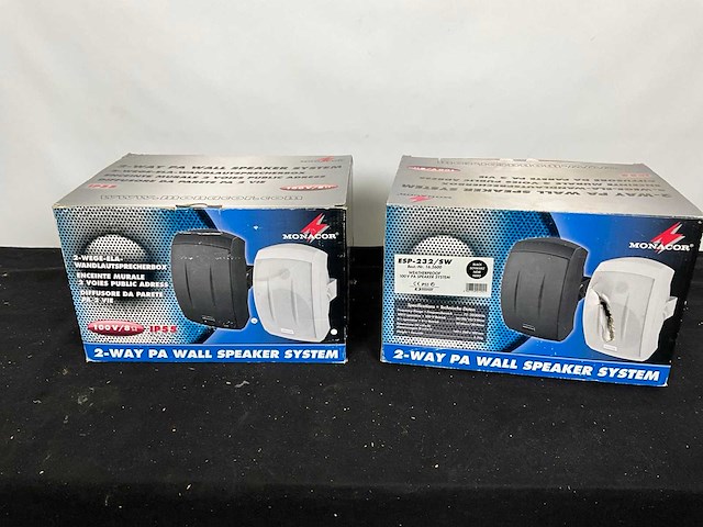 Monacor esp-232/ws wandspeaker (2x) - afbeelding 2 van  4