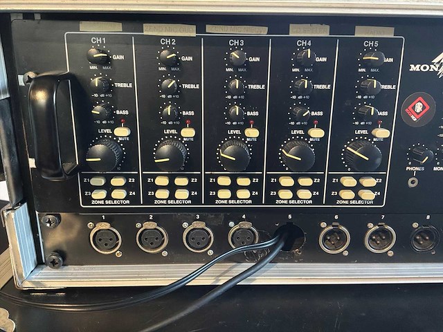 Monacor pa-4040 100v versterker - afbeelding 2 van  5