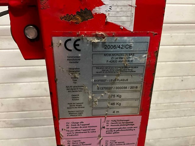 Mondelin platenlift - afbeelding 4 van  5