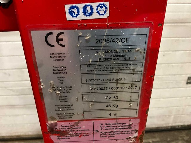 Mondelin platenlift - afbeelding 3 van  4