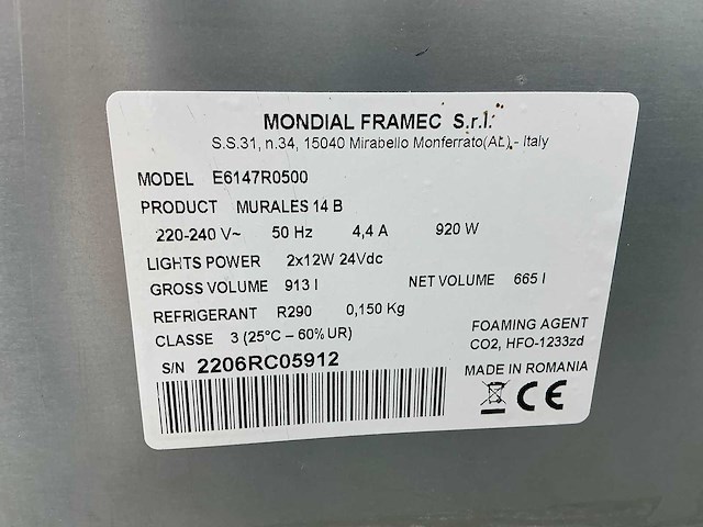 Mondial - e6147r0500 - koelvitrine - afbeelding 6 van  6