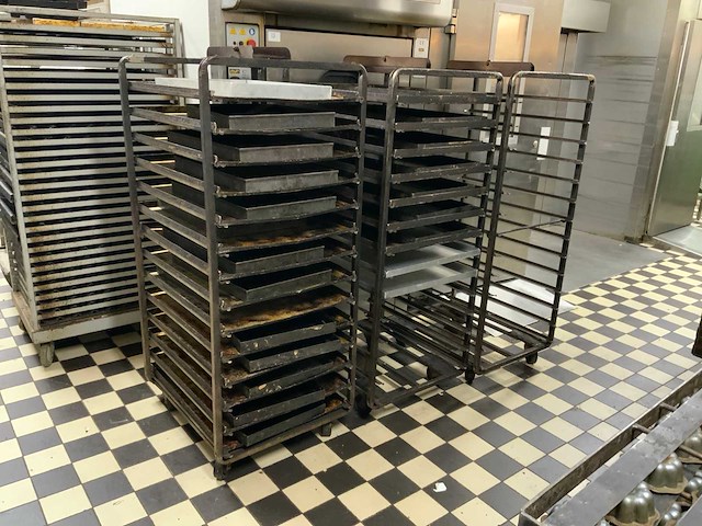 Mondial ferni rotor basic rvs bakkerijoven wagen (3x) - afbeelding 1 van  6