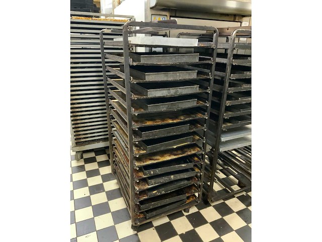 Mondial ferni rotor basic rvs bakkerijoven wagen (3x) - afbeelding 3 van  6