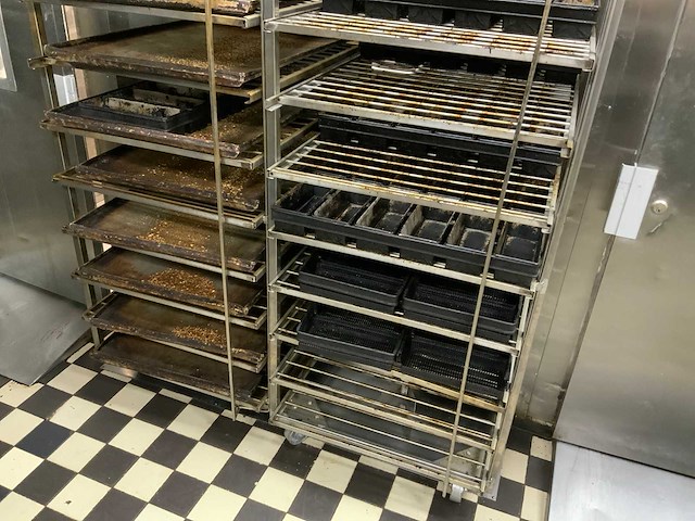 Mondial ferni rotor rvs bakkerijoven wagen (2x) - afbeelding 5 van  8