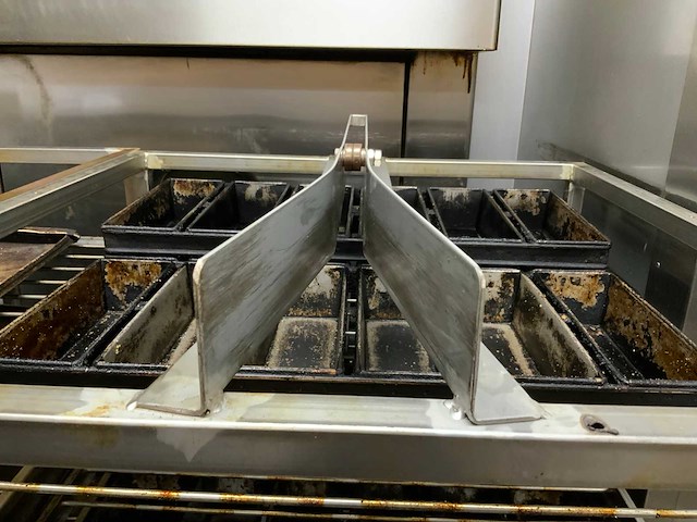 Mondial ferni rotor rvs bakkerijoven wagen (2x) - afbeelding 8 van  8