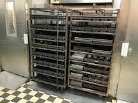 Mondial ferni rotor rvs bakkerijoven wagen (2x) - afbeelding 1 van  6
