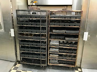 Mondial ferni rotor rvs bakkerijoven wagen (2x) - afbeelding 2 van  6