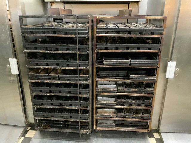 Mondial ferni rotor rvs bakkerijoven wagen (2x) - afbeelding 3 van  6