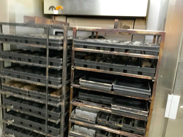 Mondial ferni rotor rvs bakkerijoven wagen (2x) - afbeelding 4 van  6