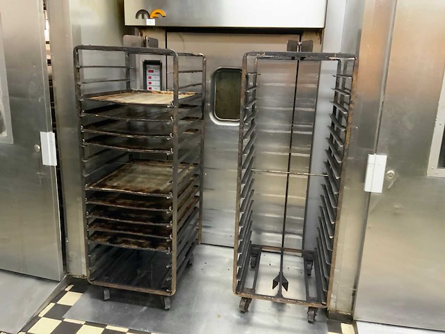 Mondial ferni rotor rvs bakkerijoven wagen (3x) - afbeelding 1 van  9